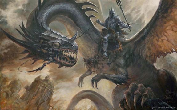 Graffet Delval Yoz - Nazgul (2015), peinture réalisée par Ju
