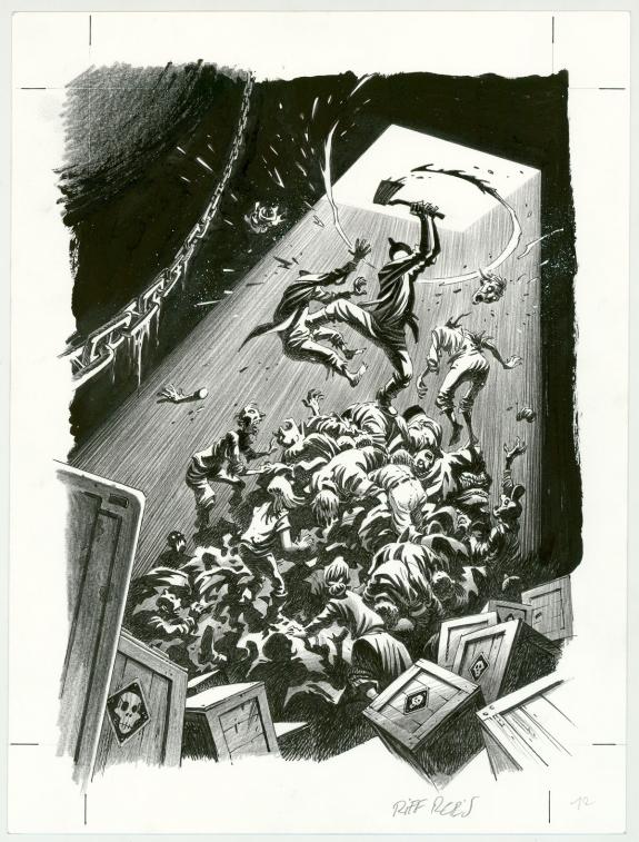 Riff Reb's - L'Aimant, Illustration originale