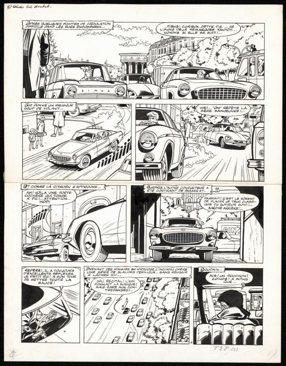 Tibet - Ric Hochet, Alias Ric Hochet, Planche originale n&deg;6
