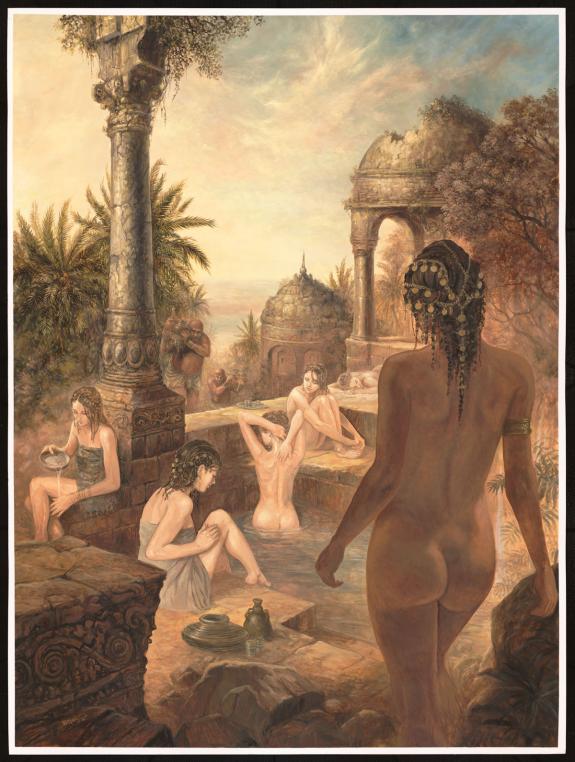Julien Delval - Bains Farazi
Illustration originale