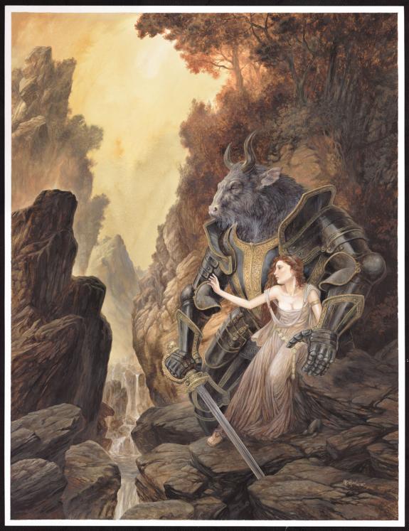 Julien Delval - Le Minotaure
Illustration originale, élément