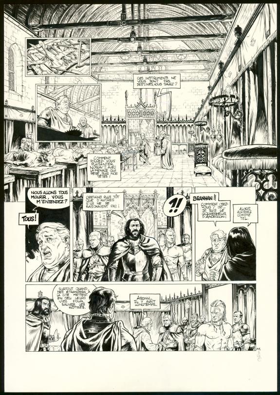 Jean Charles Poupard - Les maîtres inquisiteurs , planche or