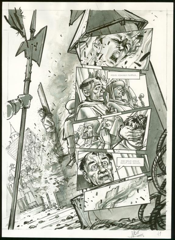 Ignacio Noé - Jeanne D'Arc, Planche originale