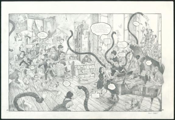 Alexis Chabert - Gainsbourg, Double planche originale n°22-2