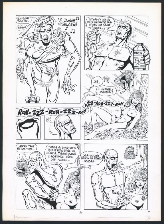 Marcel Gotlib - Rhââ Lovely, Tome 3, Planche originale n°04 
