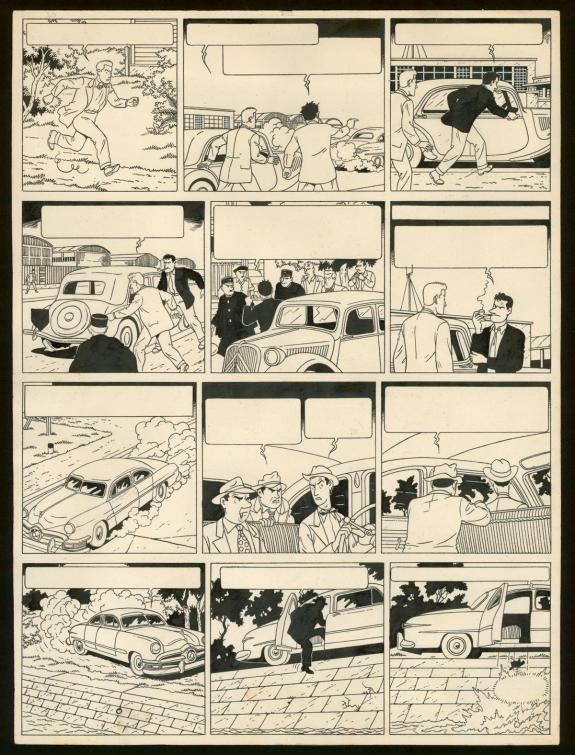 Bob De Moor - Barelli, Planche originale, Tintin n°44
