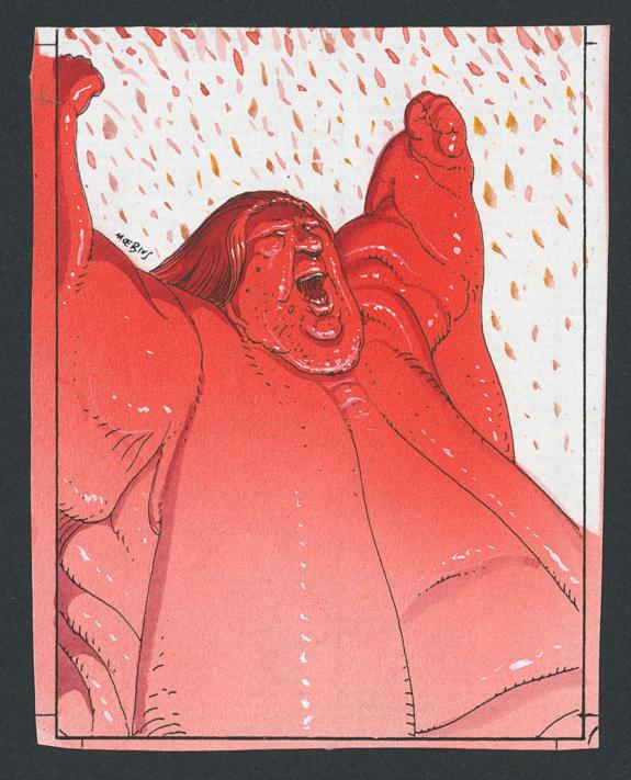 Moebius - Mise en couleur originale pour une carte à collect