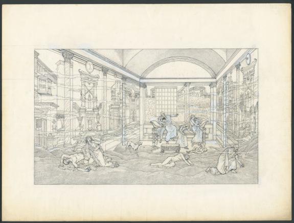 Marc Henniquiau - Pompeï, tome 2, Illustration originale
