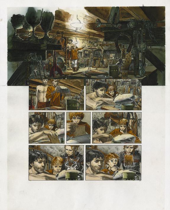 Christophe Dubois - TER, L'Étranger, Planche originale n°09