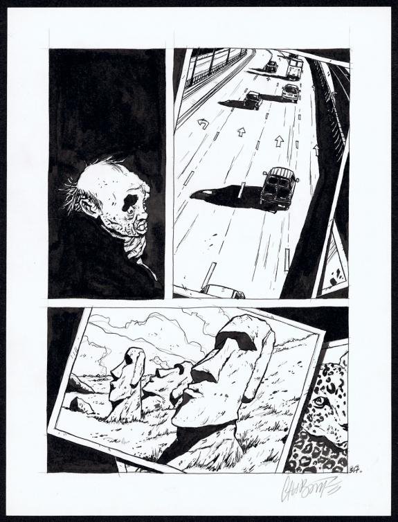 Christophe Chabouté - Tout seul, Planche originale n°317