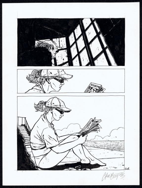 Christophe Chabouté - Tout seul, Planche originale n°208
