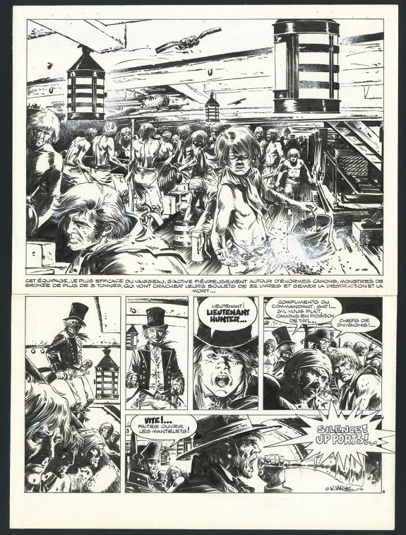 William Vance - Bruce J. Hawker, Press gang, Planche origina