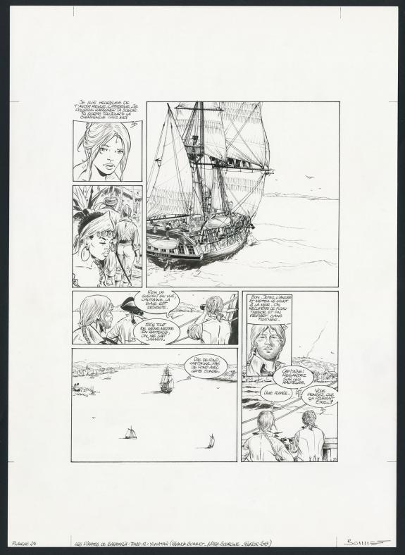 Franck Bonnet - Pirates de Barataria (Les), Yucatan, Planche
