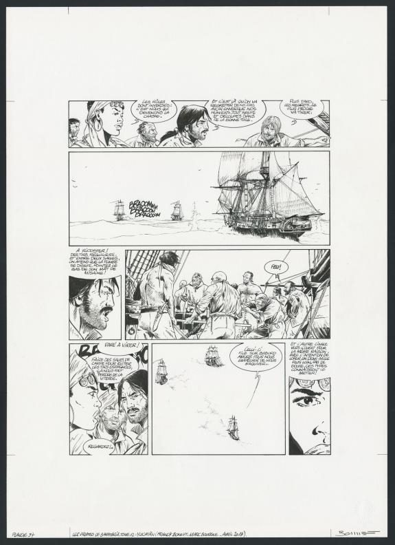Franck Bonnet - Pirates de Barataria (Les), Yucatan, Planche
