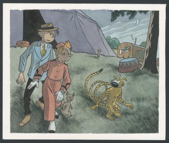 Frank Le Gall - Une Aventure de Spirou et Fantastio, Illustr