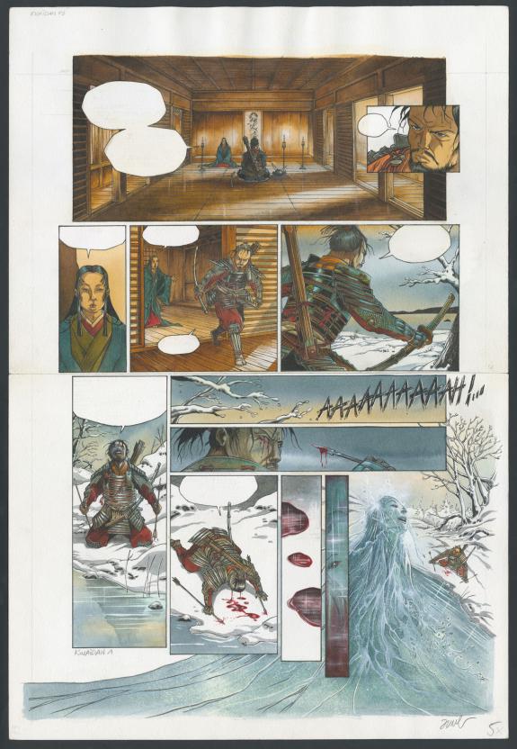 Jung - Kwaïdan, L'esprit du lac, Planche originale 
