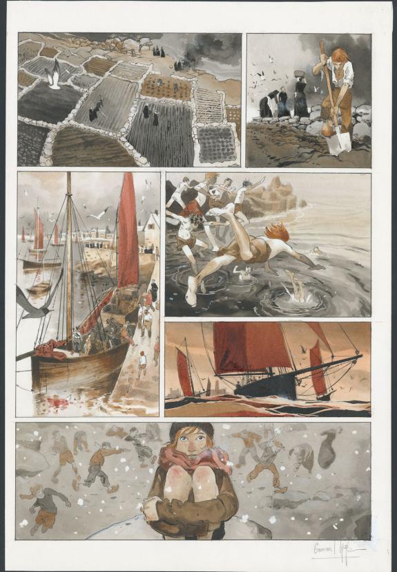 Emmanuel Lepage - Ar-Men, L'Enfer des enfers, Planche origin