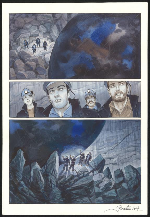 Philippe Gauckler - Kebek, L'Eternité, Planche originale n°1