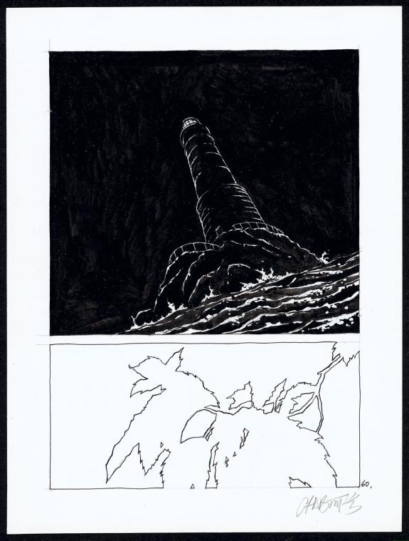 Christophe Chabouté - Tout seul, Planche originale N°60
