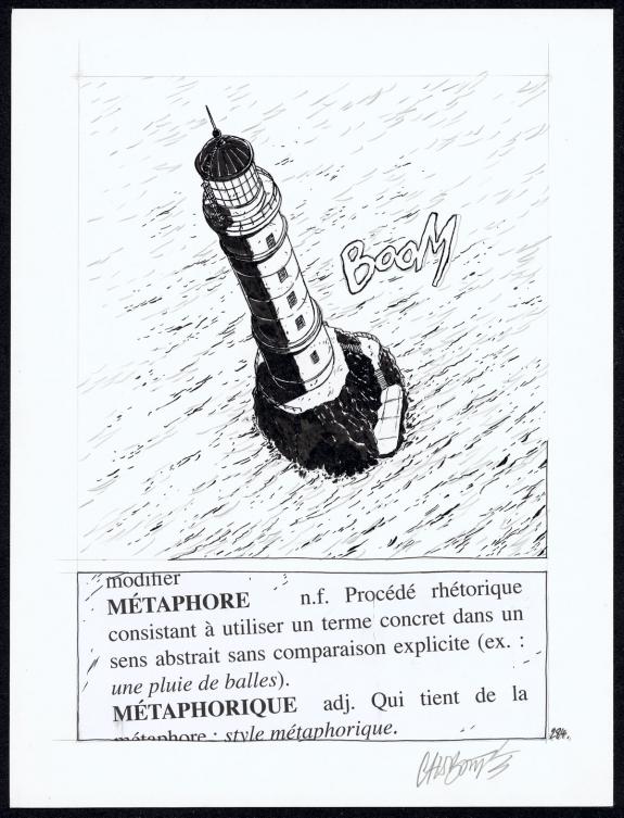 Christophe Chabouté - Tout seul, Planche originale N°284. Ph