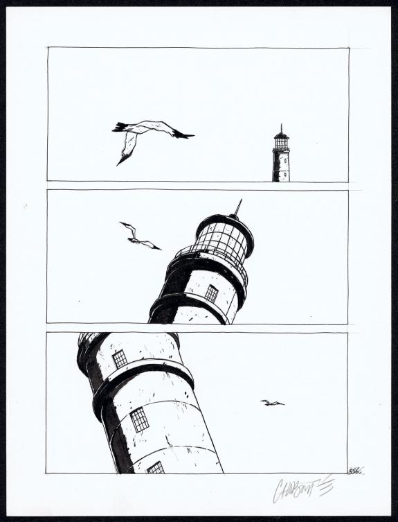 Christophe Chabouté - Tout seul, Planche originale N°356