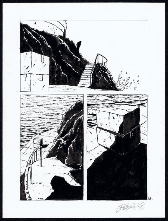 Christophe Chabouté - Tout seul, Planche originale N°107