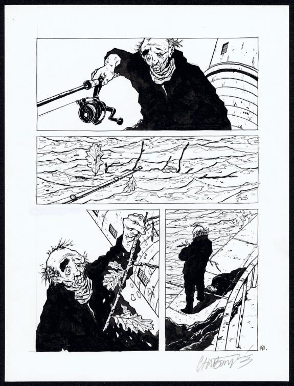 Christophe Chabouté - Tout seul, Planche originale N°191