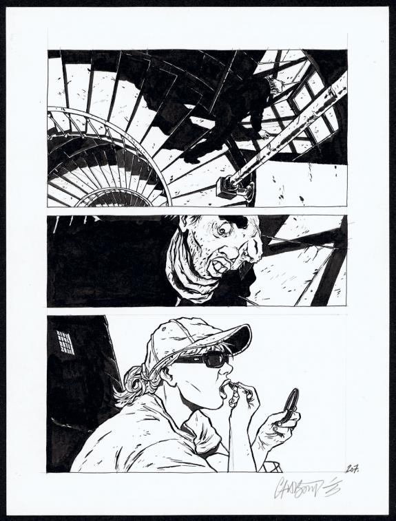 Christophe Chabouté - Tout seul, Planche originale N°207