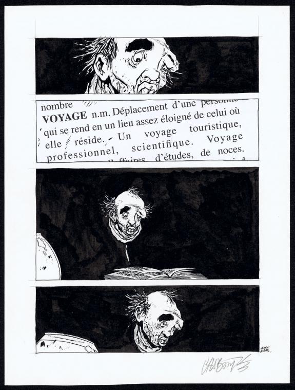 Christophe Chabouté - Tout seul, Planche originale N°226. Ph