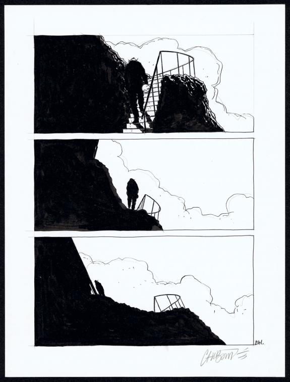 Christophe Chabouté - Tout seul, Planche originale N°241