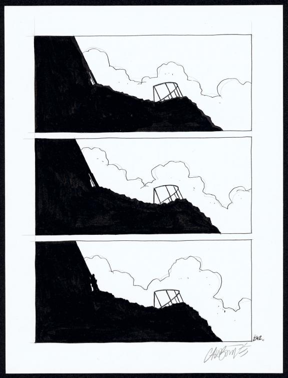 Christophe Chabouté - Tout seul, Planche originale N°242