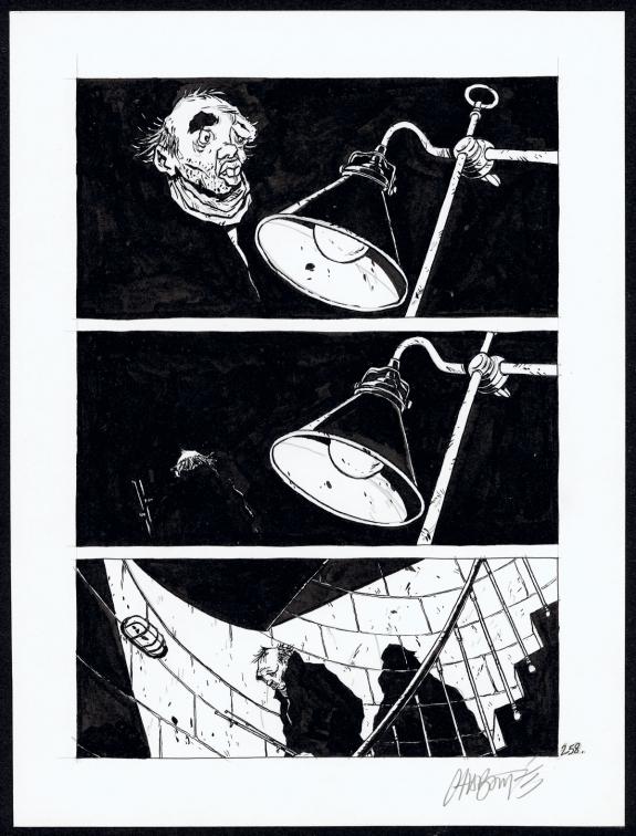 Christophe Chabouté - Tout seul, Planche originale N°258