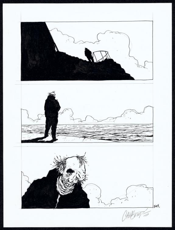 Christophe Chabouté - Tout seul, Planche originale N°343