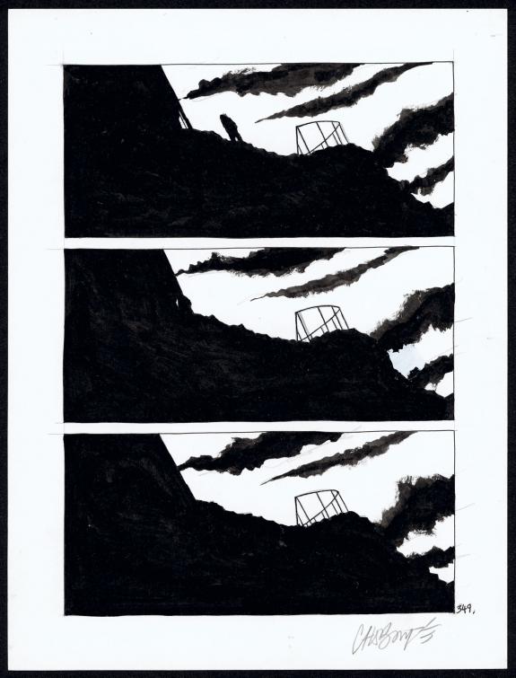 Christophe Chabouté - Tout seul, Planche originale N°349