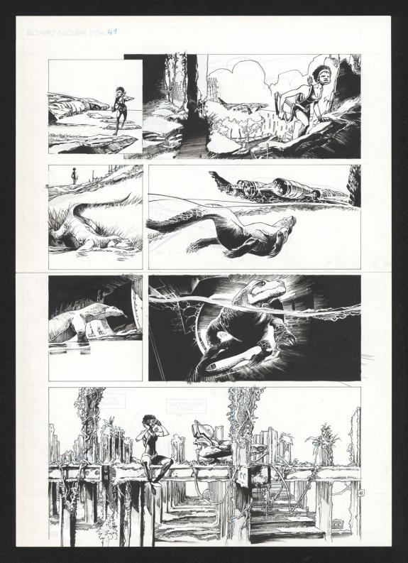 Olivier Vatine - Niourk, La Ville, Planche originale 41