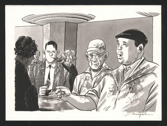 Emmanuel Moynot - Nestor Burma, Illustration originale, Les 