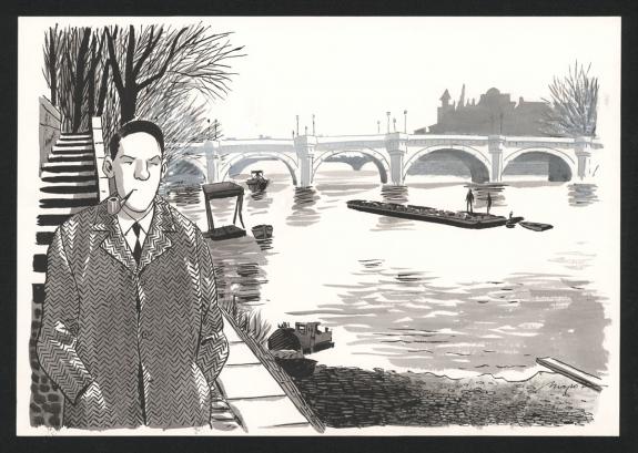 Emmanuel Moynot - Nestor Burma, Illustration originale
Pont 