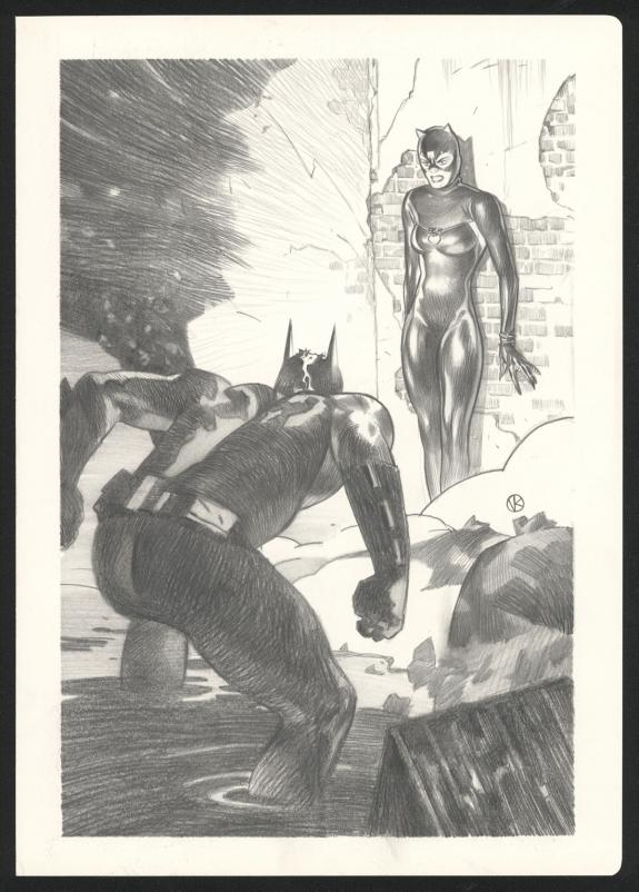 Viktor Kalvachev - Couverture originale de Catwoman #16 - Va