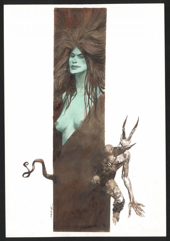 Sergio Toppi - Impérativement , Couverture originale