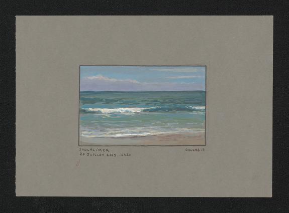 Armel Gaulme - Illustration originale, Soulac/mer, réalisé e
