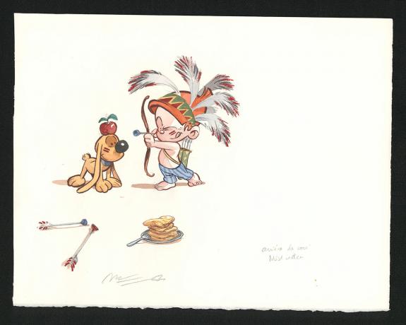José Luis Munuera - P'tit Boule & Bill, Noël indien, Illustr