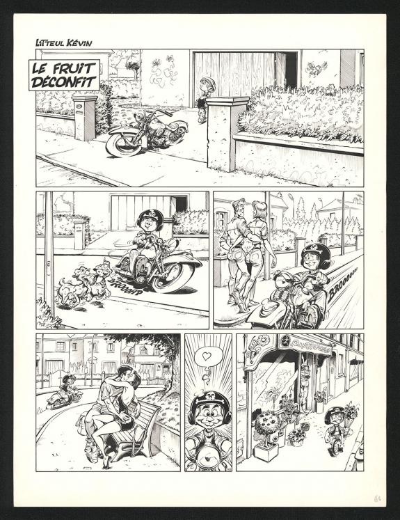 Planche Originale N 1 De L Histoire Le Fruit Deconfit Tome 3 Litteul Kevin Coyote