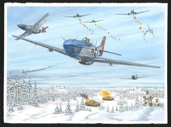 Philippe Jarbinet - Airborne 44, Illustration originale inéd