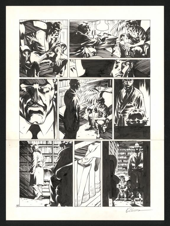 Roger - Jazz Maynard, Blood, Jazz and tears, Planche origina