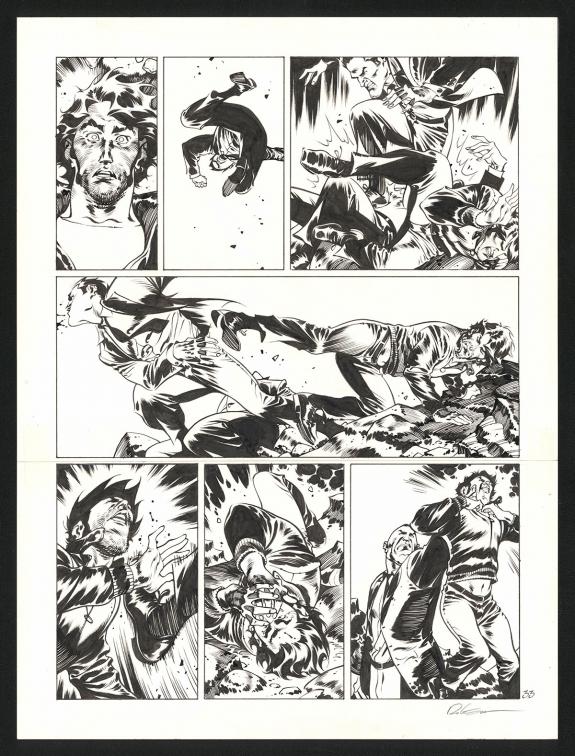 Roger - Jazz Maynard, Trois corbeaux, Planche originale n°33