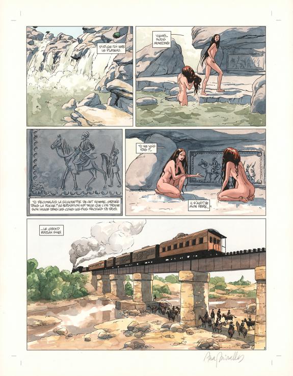 Ana Miralles - Djinn, Une Jeunesse éternelle, Planche origin