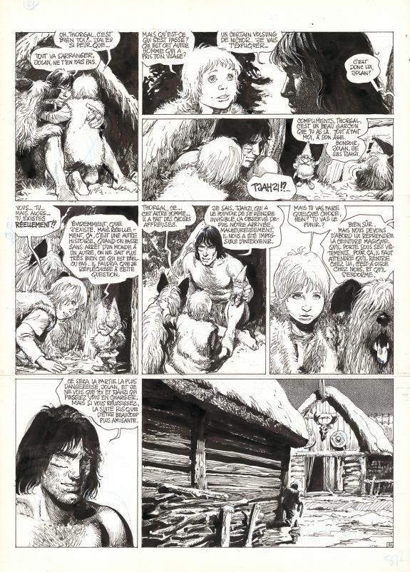 Grzegorz Rosinski - Thorgal, La Gardienne des clés, Planche 