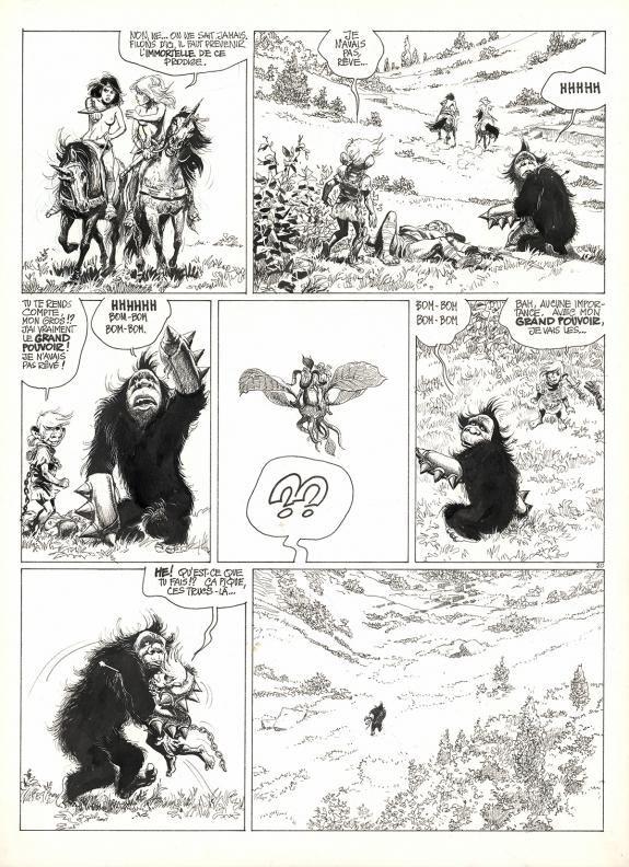 Grzegorz Rosinski - Le Grand pouvoir du Chninkel, Planche or