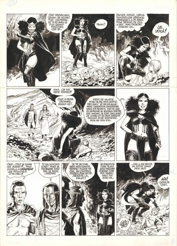 Grzegorz Rosinski - Thorgal, Entre terre et lumière, Planche