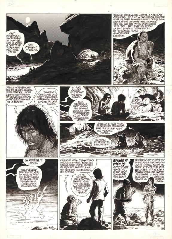 Grzegorz Rosinski - Thorgal, Entre terre et lumière, Planche
